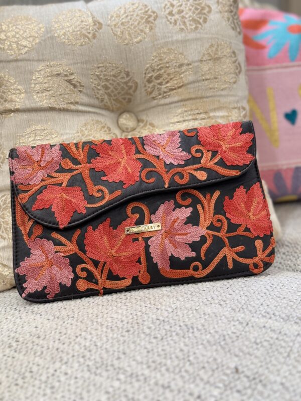 Emberora Wallet - Black & Red