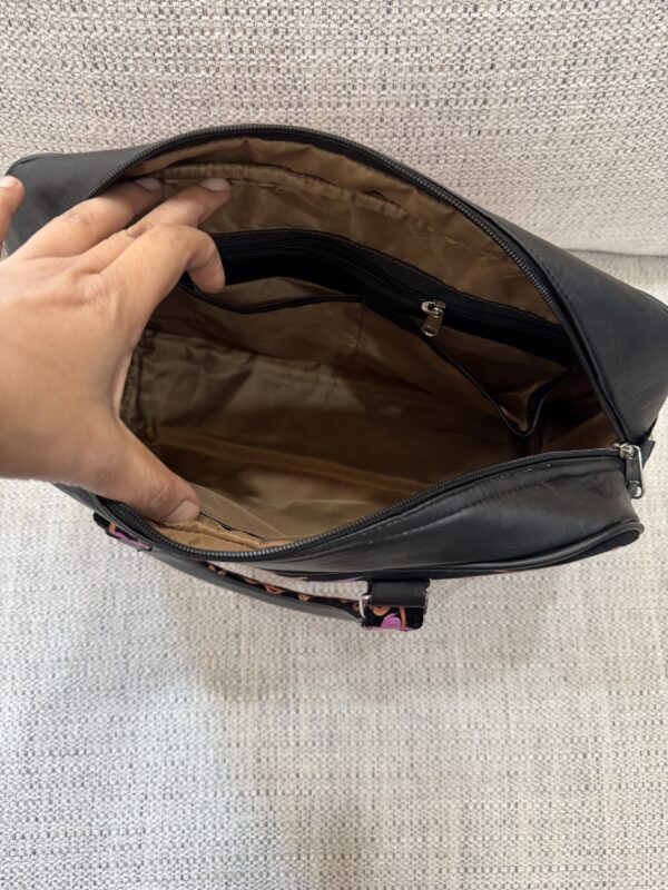 Aari Embroidered Laptop Handbag - Image 6