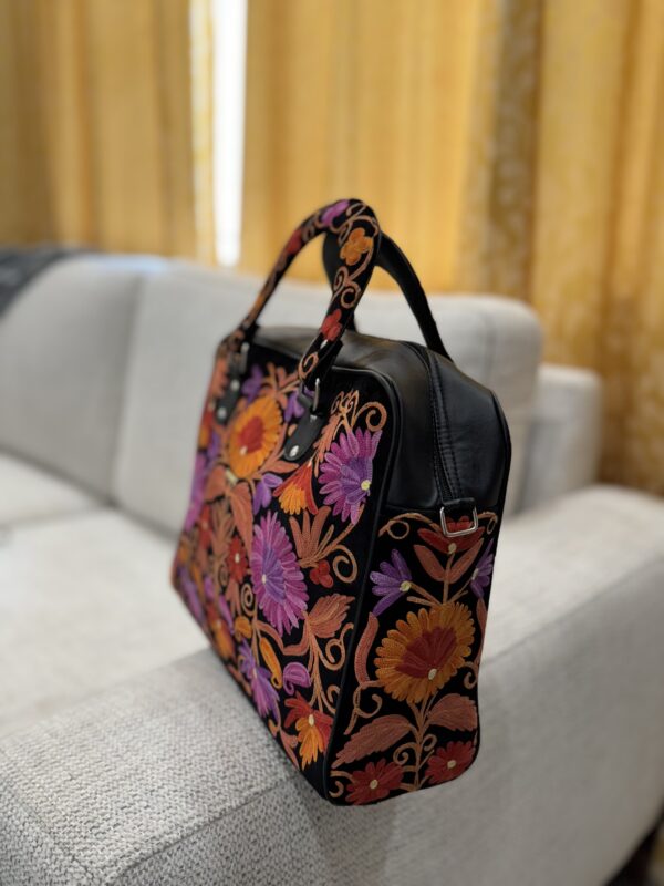 Aari Embroidered Laptop Bag - Image 2