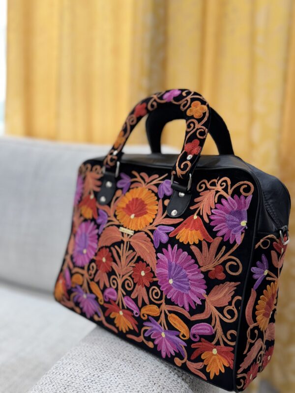 Aari Embroidered Laptop Bag - Image 6