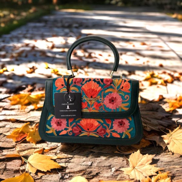 Premium Kashmiri Sling - Sea Green