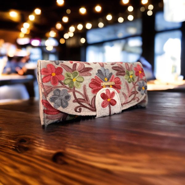 Cultural Chic Wallet - Floral Grey
