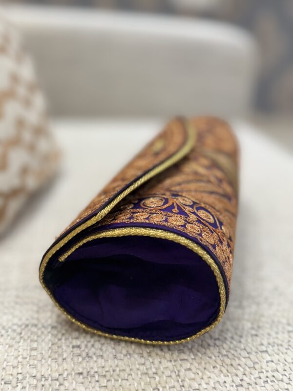 Kashmiri Tilla Work - Purple - Image 5