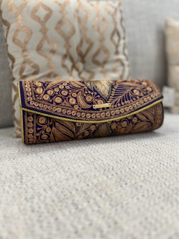 Kashmiri Tilla Work - Purple