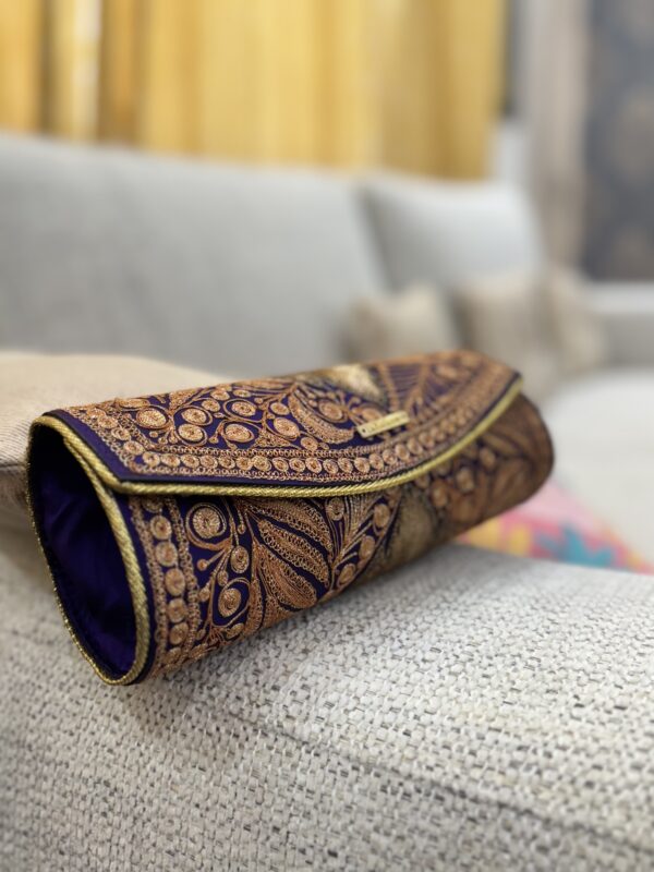 Kashmiri Tilla Work - Purple - Image 2