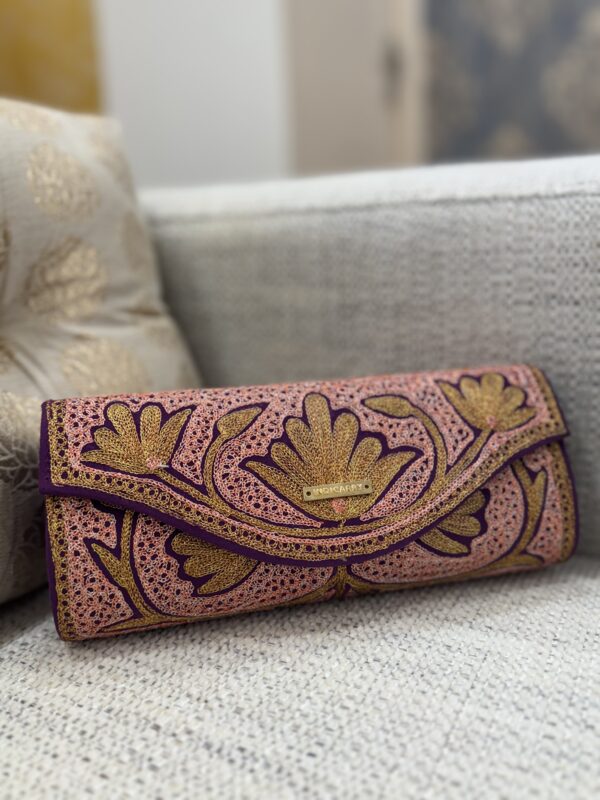 Kashmiri Tilla Work - Purple